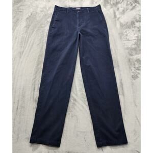 Vintage Dockers Pants Mens 32 X 34 Blue Khakis Cotton Straight Leg Preppy Casual